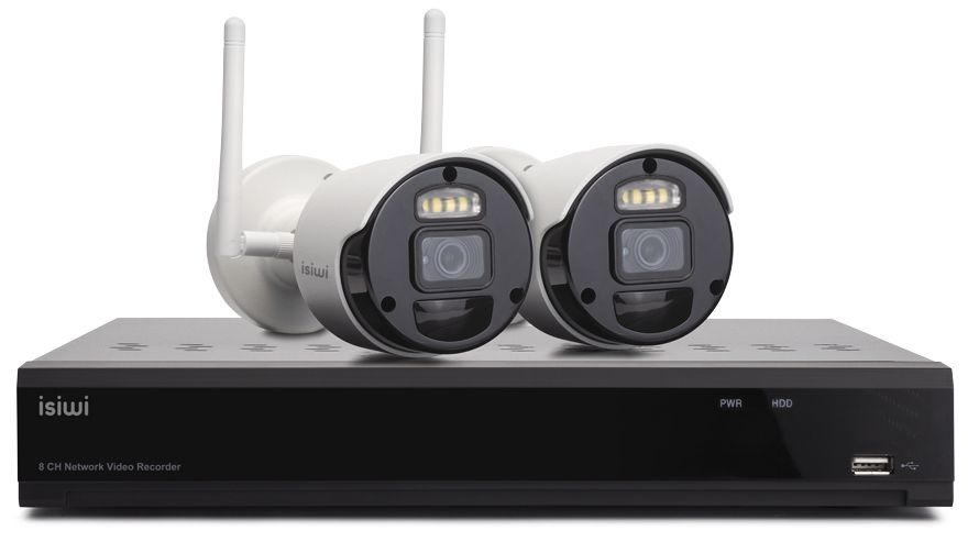 Isiwi Connect S2 Spherical IP Security Camera Indoor and Outdoor Ceiling/Wall