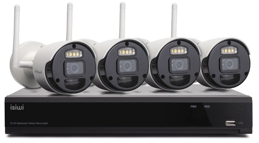 Isiwi Connect S4 Spherical IP Security Camera Indoor and Outdoor Ceiling/Wall