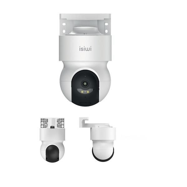 ISIWI REDI ON 2K PT POWERED CAMERA FOR OUTDOOR IR LED AND SHOWCOLOR TWO-WAY AUDIO SD CA