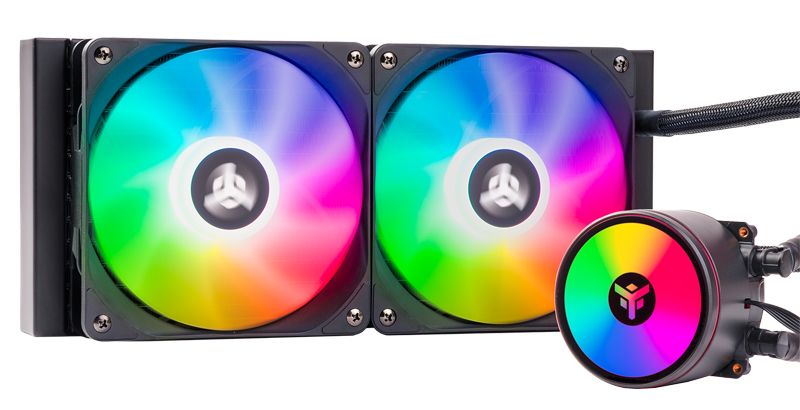 itek EVOLIQ 240 V2 ARGB Processor Liquid Cooling Kit 12cm Black