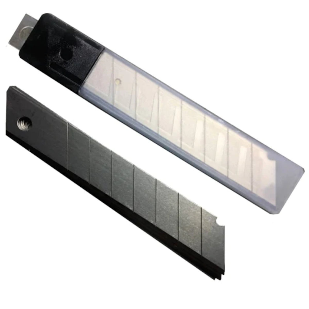 Lame 18 mm di ricambio per cutter - astuccio da 10 pezzi