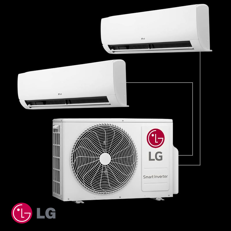 LG multi split system RM3U19.U24 + RMN09.NSJ + RMN12.NSJ