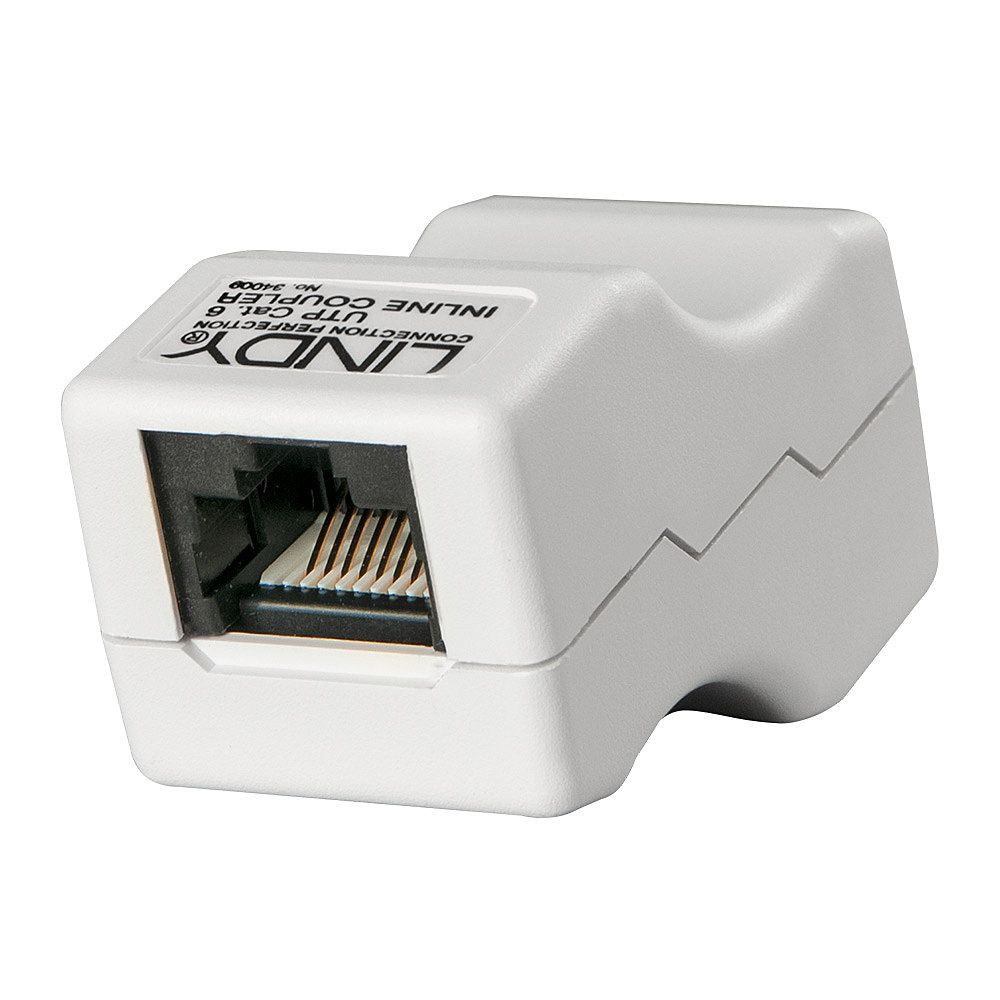 Lindy 34009 RJ45 Gender Reversal Adapter Grey