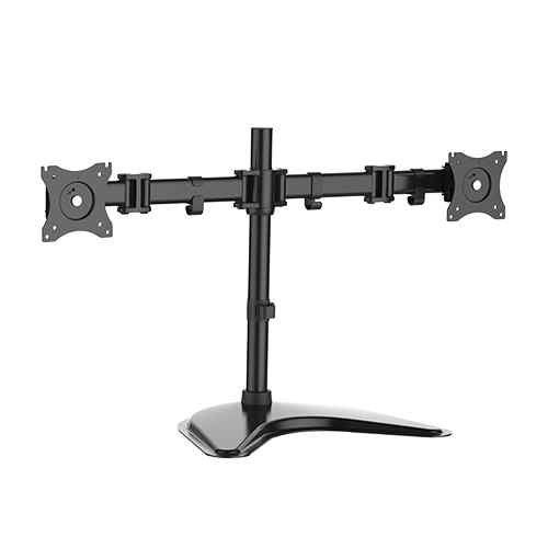 LINK TABLE STAND WITH BASE FOR 2 13-27 MONITORS