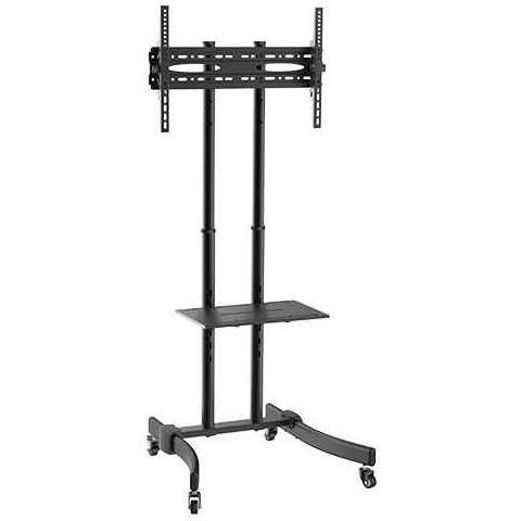 LINK 37-70" TV STAND WITH WHEELS AND SHELF
