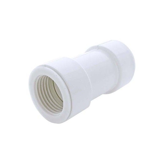 Manicotto femmina femmina per tubo rigido Ø 20 mm in PVC per scarico condensa