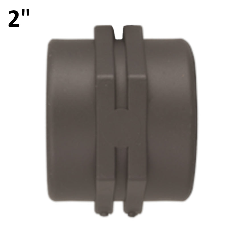 2'' FF joint sleeve in PP polypropylene with sealing O-ring.