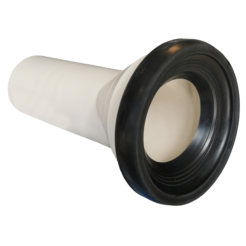 Eccentric rigid sleeve Ø90 x 310 mm for toilet drain