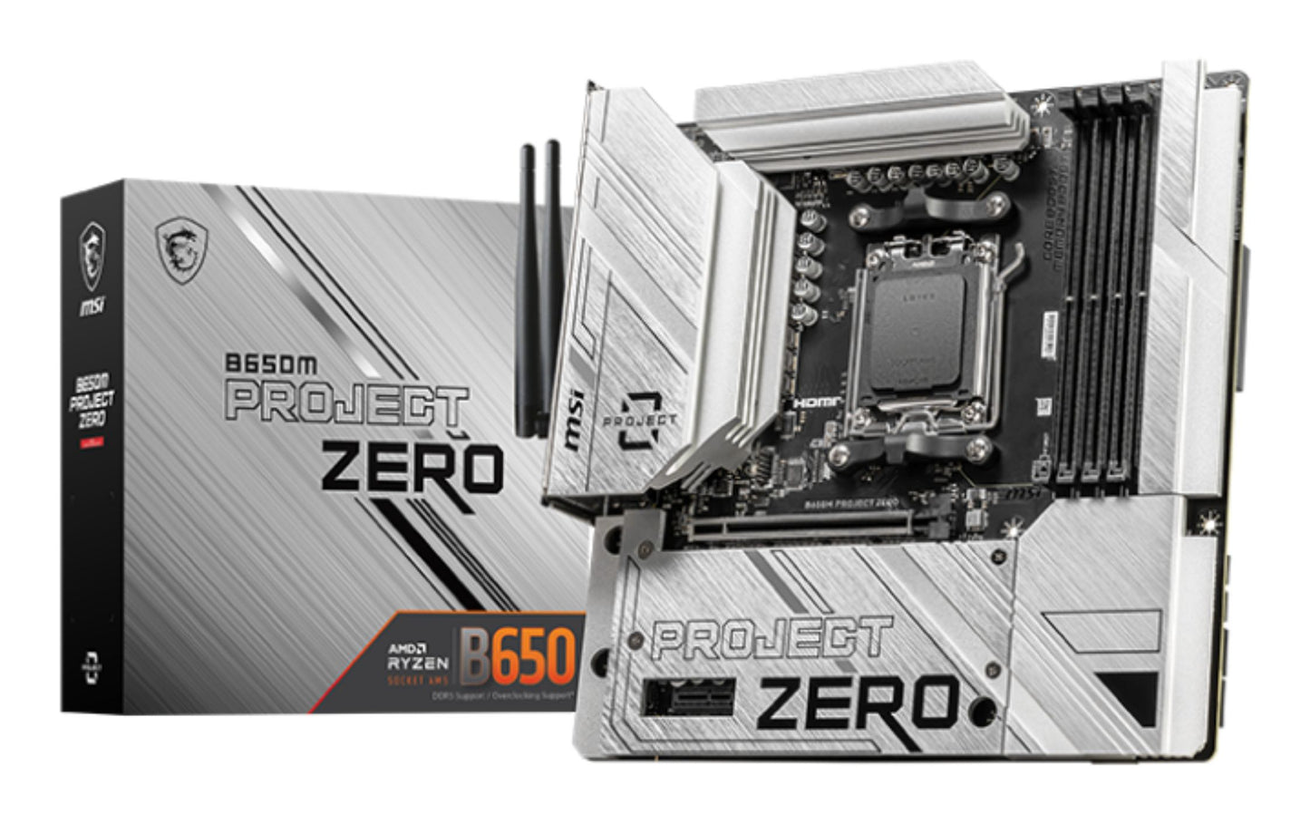 MSI B650M PROJECT ZERO scheda madre AMD B650 Socket AM5 micro ATX