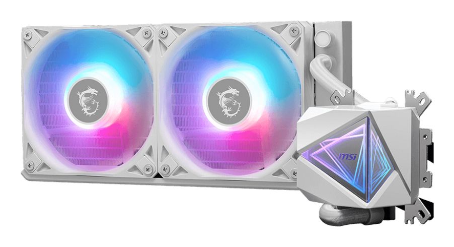 MSI MAG Coreliquid I240 Processore Kit di raffreddamento a liquido 12 cm Bianco 1 pz