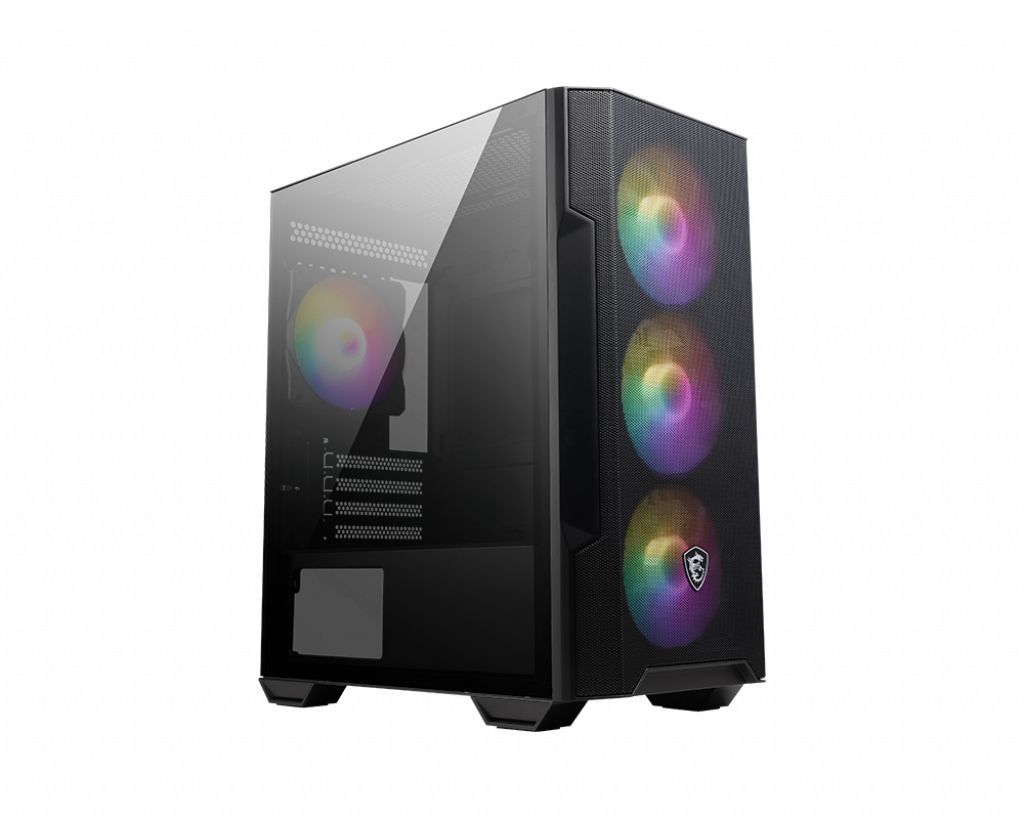 MSI MAG Forge M100R Midi Tower Nero, Trasparente