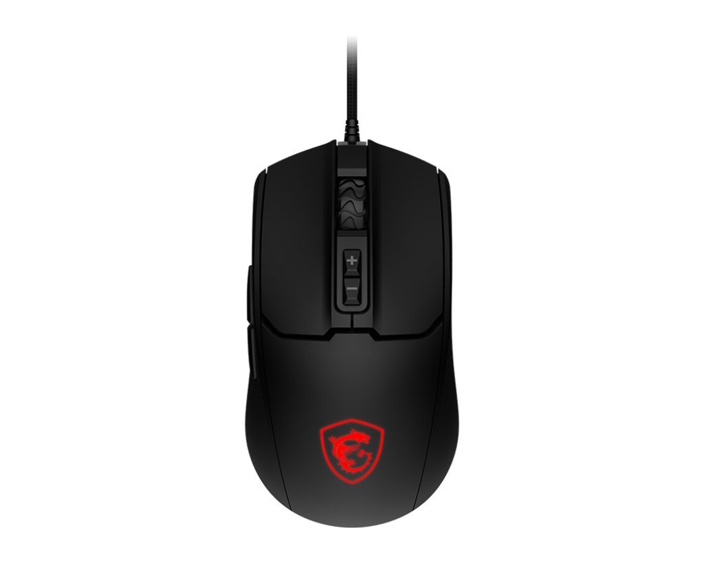 MSI MOUSE FORGE GM100, USB, OPTICAL, 6400DPI, 7 BUTTONS WITH WHEEL, BLACK