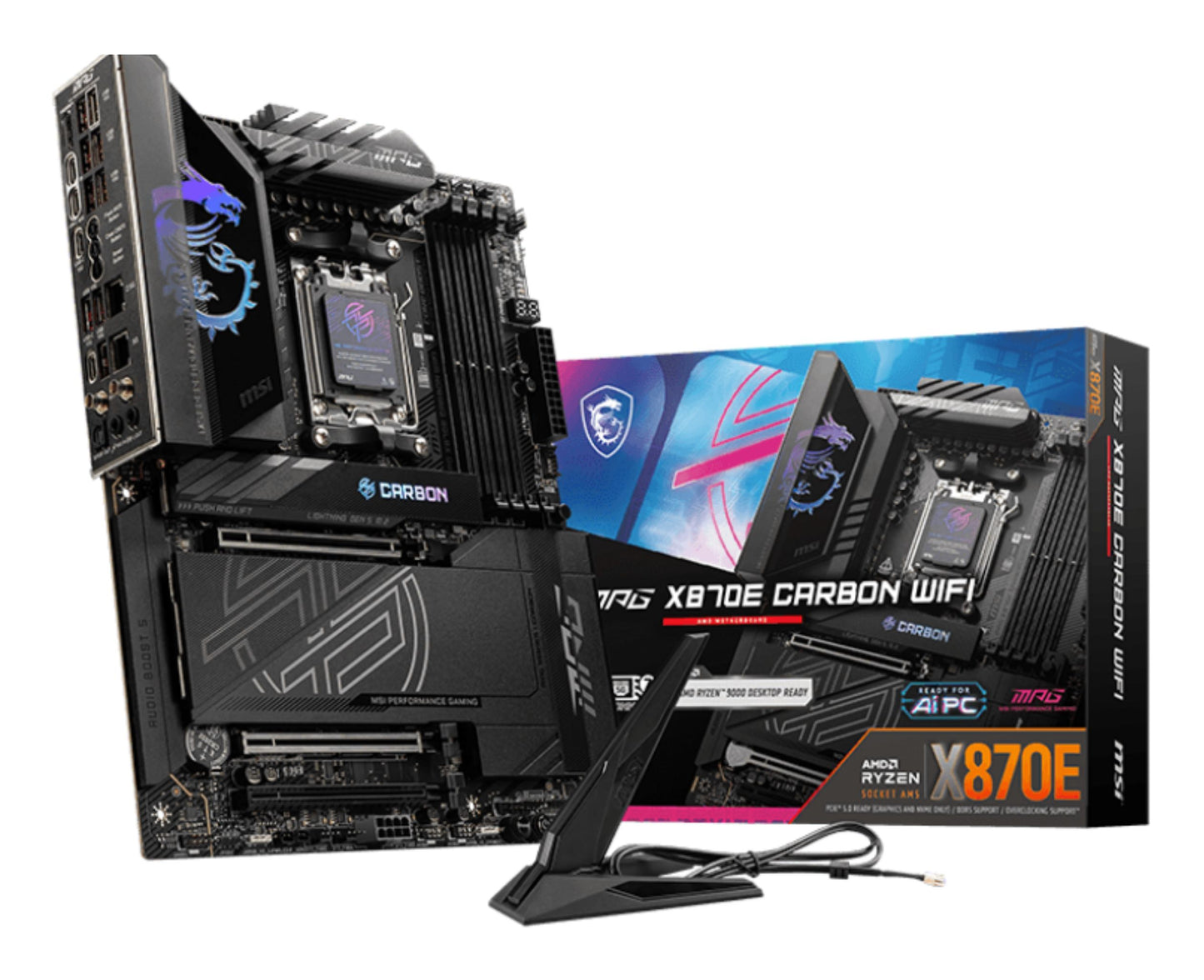 MSI MPG X870E CARBON WIFI scheda madre AMD X870E Socket AM5 ATX