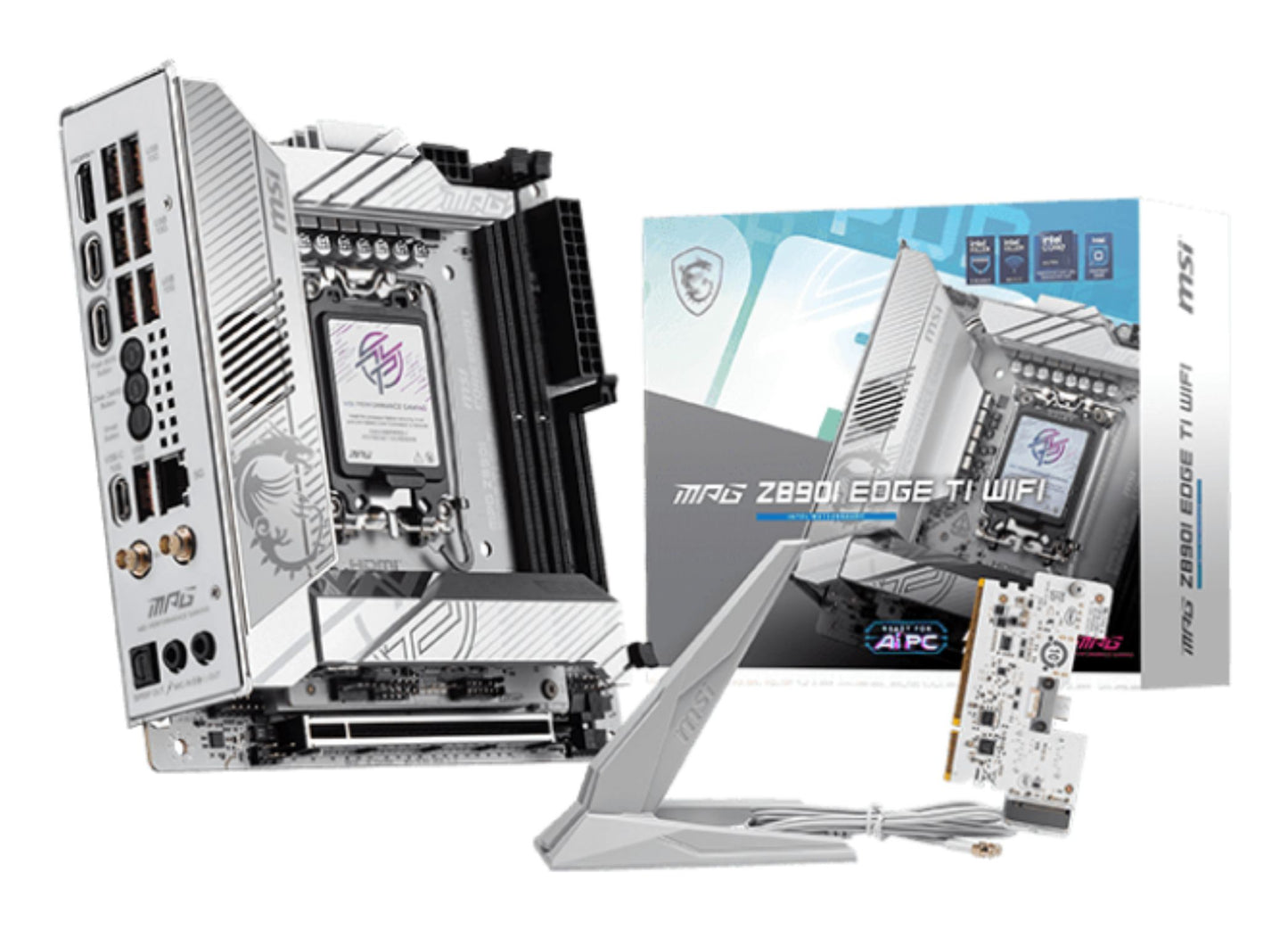MSI MPG Z890I EDGE TI WIFI scheda madre Intel Z890 LGA 1851 (Socket V1) mini ITX