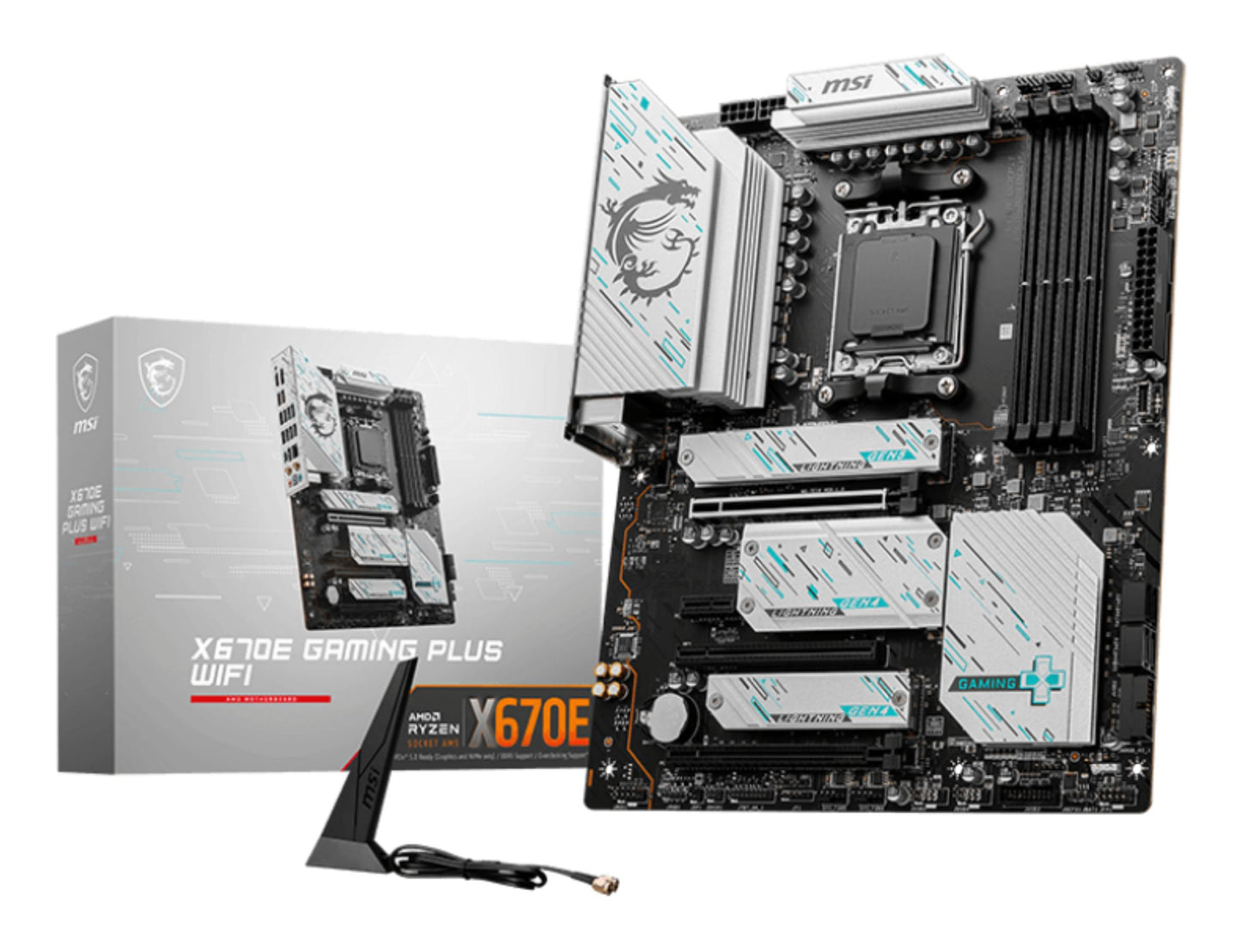 MSI X670E GAMING PLUS WIFI scheda madre AMD X670 Socket AM5 ATX