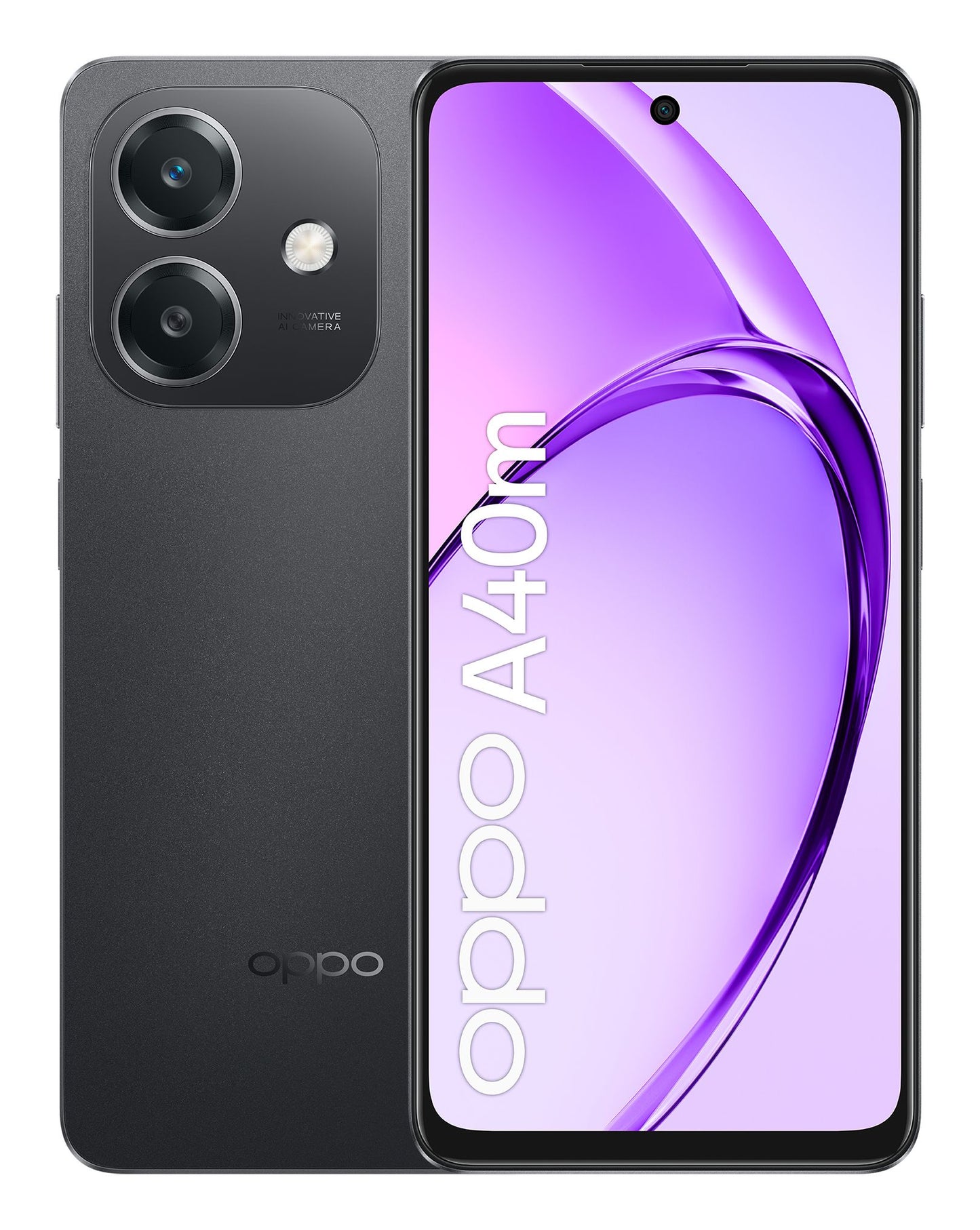 OPPO A40M Smartphone, 50MP AI camera, 5MP Selfie, 6.67" 90HZ LCD HD+ display, 5100mAh, 16 GB RAM (8+8) + 256GB ROM, IP54,