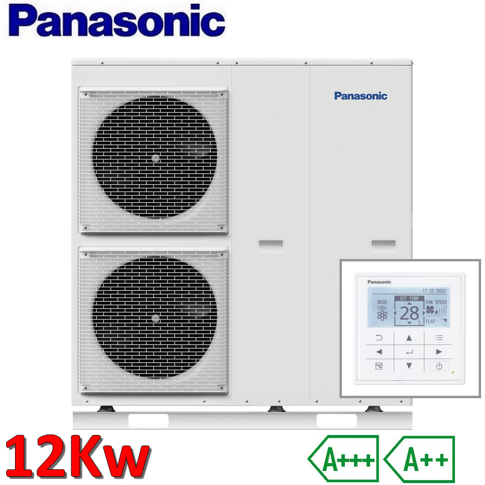 Panasonic Aquarea Monobloc 12.0 kW - 220V heat pump for heating and cooling - start-up and ignition included