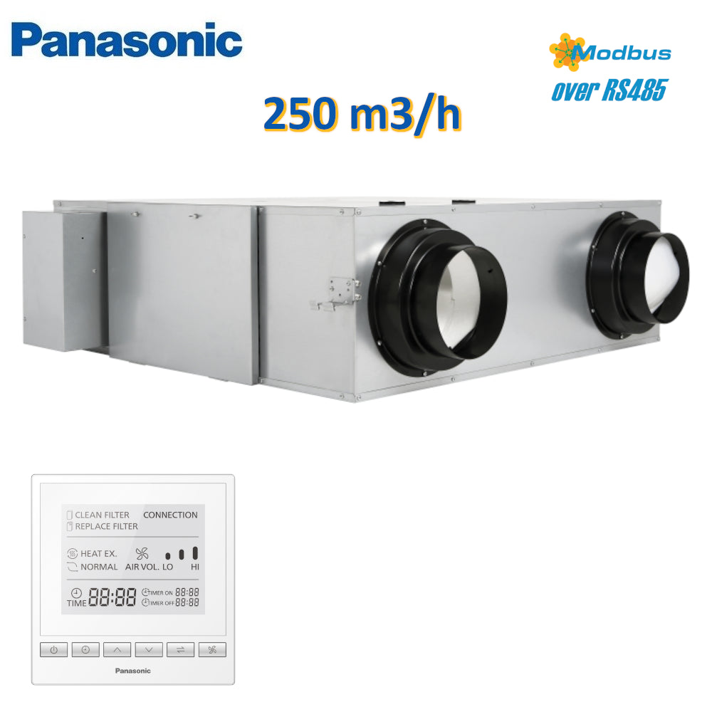 PANASONIC FV 250 m3/h centralized VMC recovery unit with control