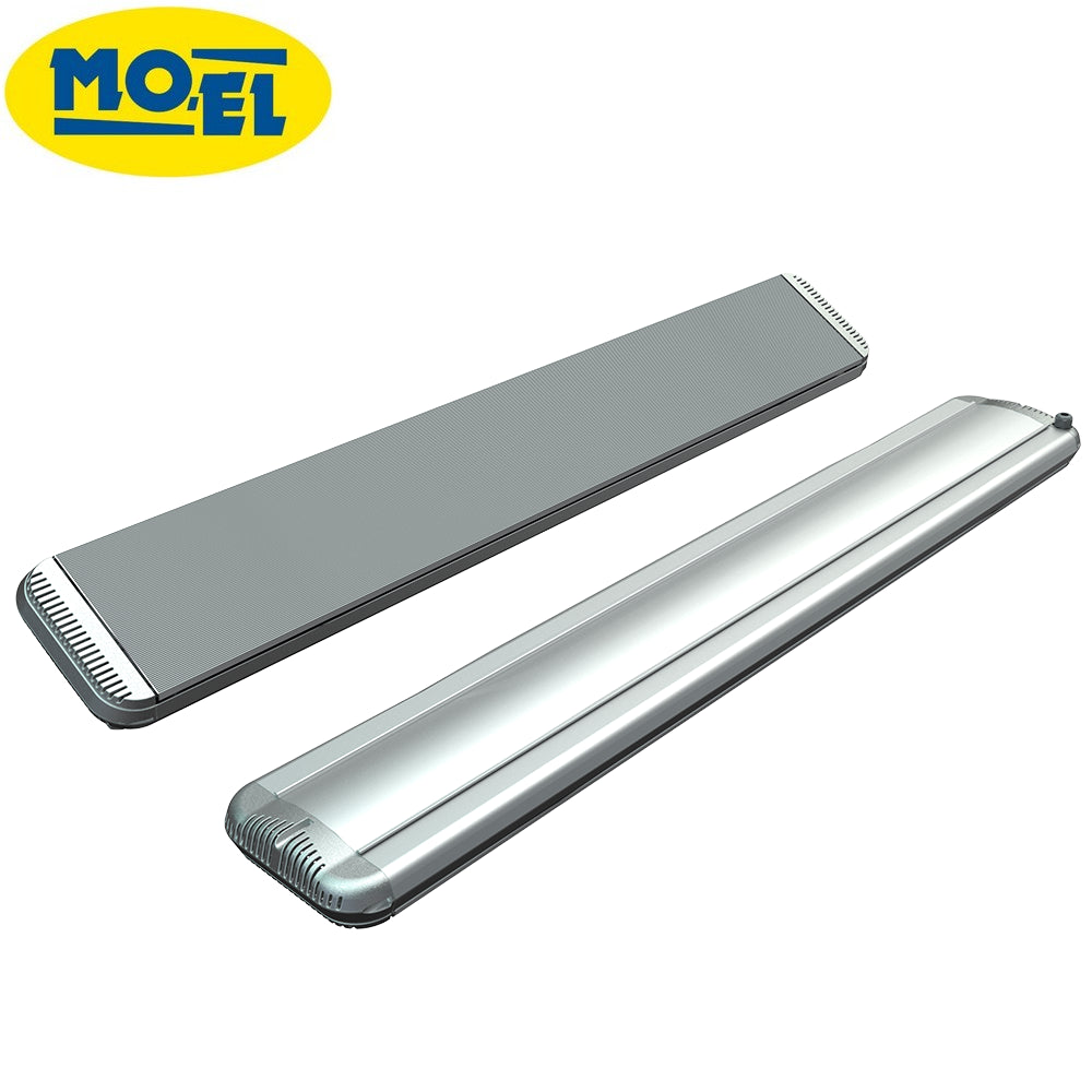 Pannello radiante riscaldante infrarossi onde lunghe HOT-TOP MO-EL 1650 watt SILVER - 9818SD