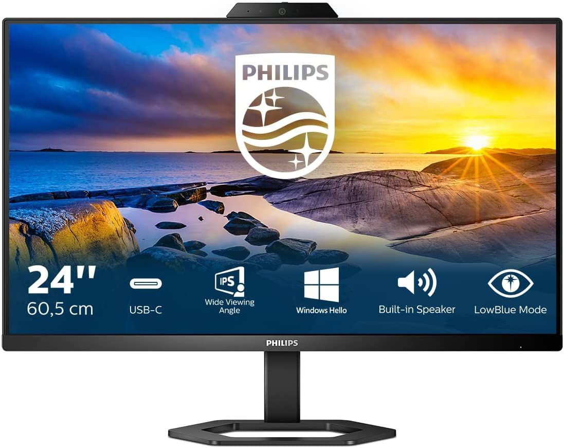 PHILIPS MONITOR 23.8 LED IPS 16:9 FHD 1MS 300 CDM, HDMI/DP, PIVOT, USB-C, WEBCAM, MULTIMEDIA