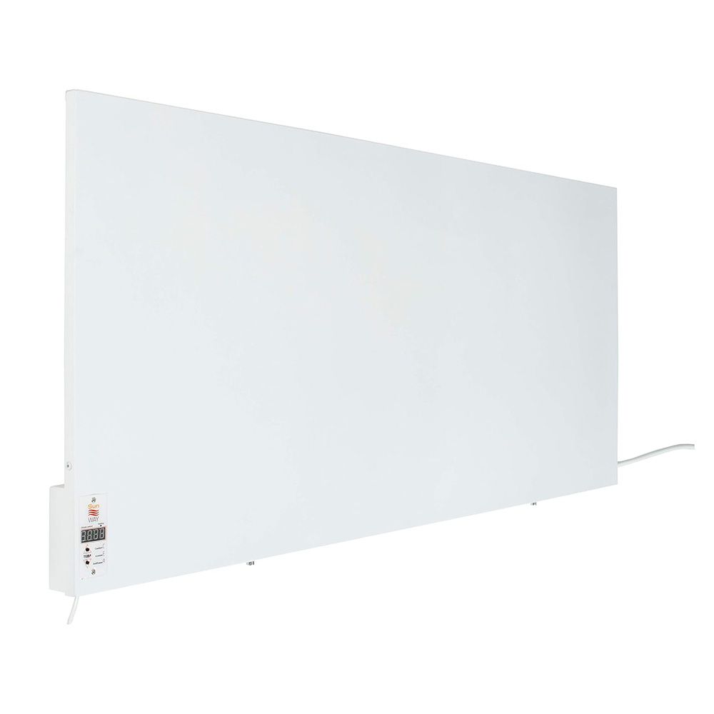 Piastra pannello radiatore elettrico convettore a raggi infrarossi con termostato - potenza 1000 watt
