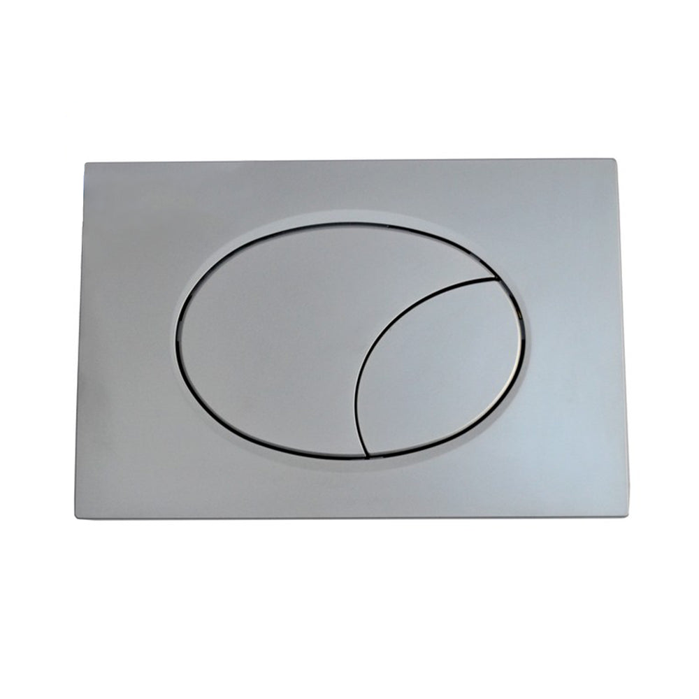 ASTRA satin chrome double-button plate - compatible with GEBERIT cisterns