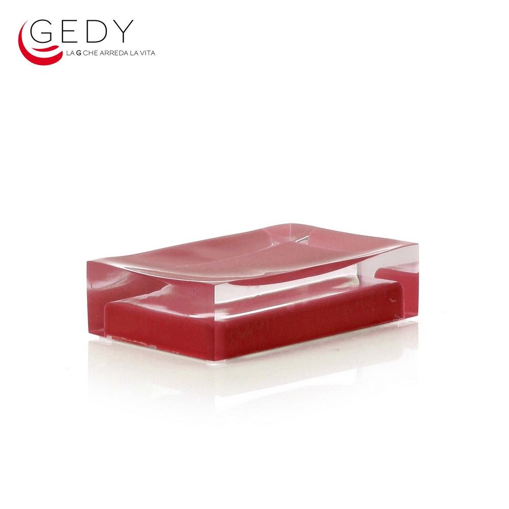 Porta saponetta RAINBOW color rosso