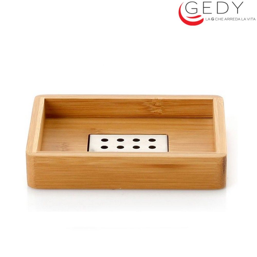 Portasapone serie BAMBU' in legno
