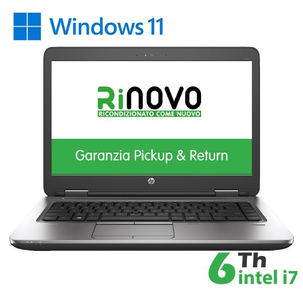 RINOVO HP NB REFURBISHED PROBOOK 640 G2 I5-6X00 DDR 16GB SSD 240GB W11P 14 1Y 3M BATTERY