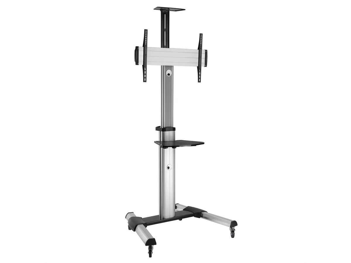ROLINE TV CART, PIVOT FUNCTION, 50 KG, 177.8CM, GREY