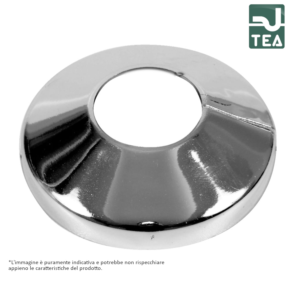 Rosone per sifone in inox Ø 75 int x 32 ext (mm)