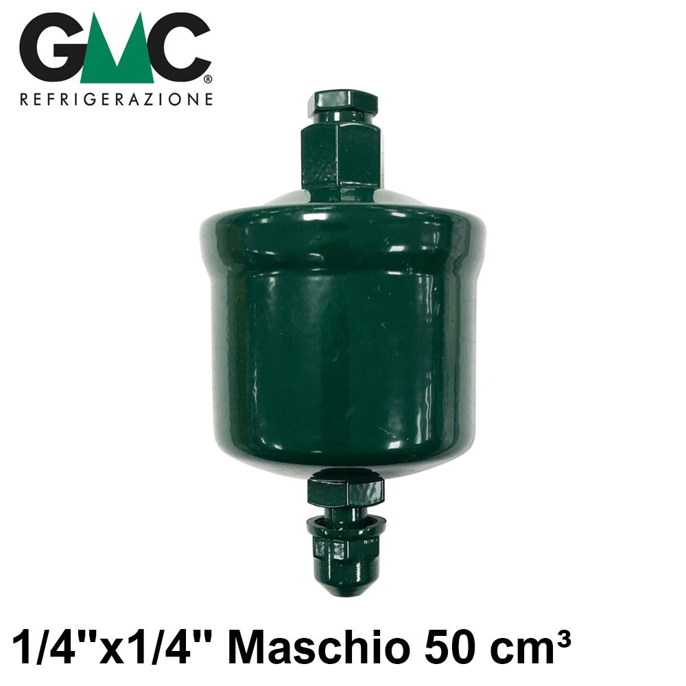 SC032MM - Filtro disidratatore GMC 1/4'' x 1/4'' 50 cm³ a setaccio molecolare - recuperatore