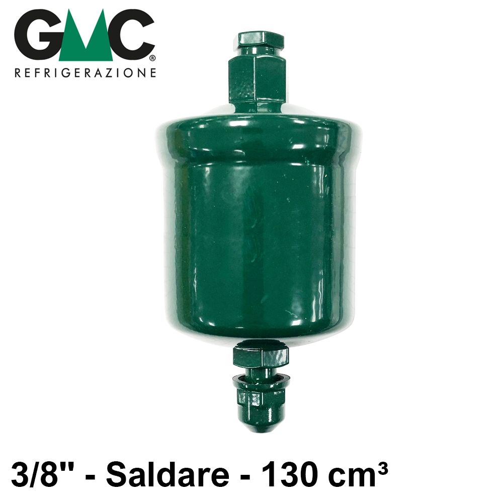 SC083S - Filtro disidratatore GMC a saldare attacchi 3/8'' - 130 cm³ a setaccio molecolare