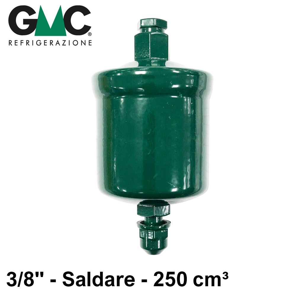 SC163S - Filtro disidratatore GMC a saldare attacchi 3/8'' - 250 cm³ a setaccio molecolare