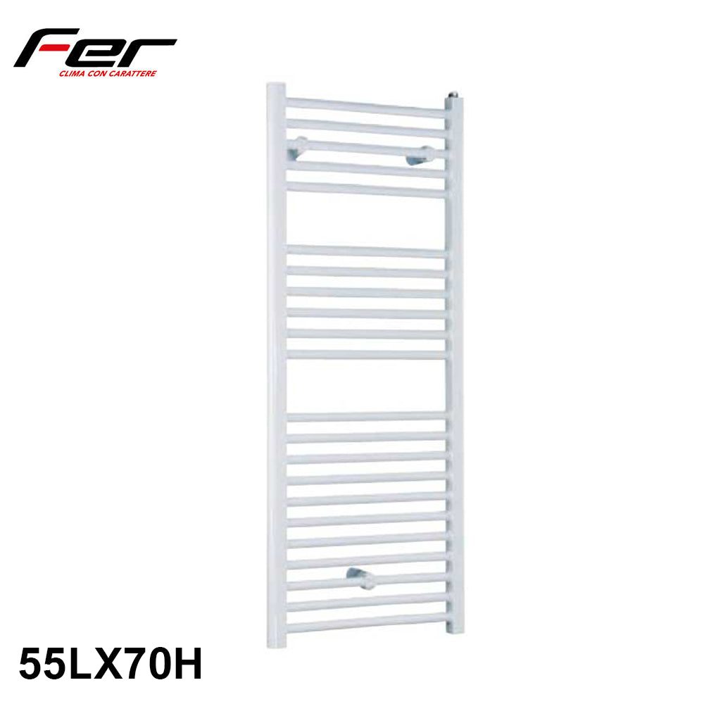 Scaldasalviette bagno termoarredo bianco cm 55X70 - FER Giove