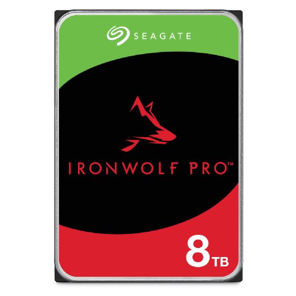 Seagate IronWolf Pro ST8000NT001 8TB 7200RPM 256MB 3.5" Serial ATA III Internal Hard Drive