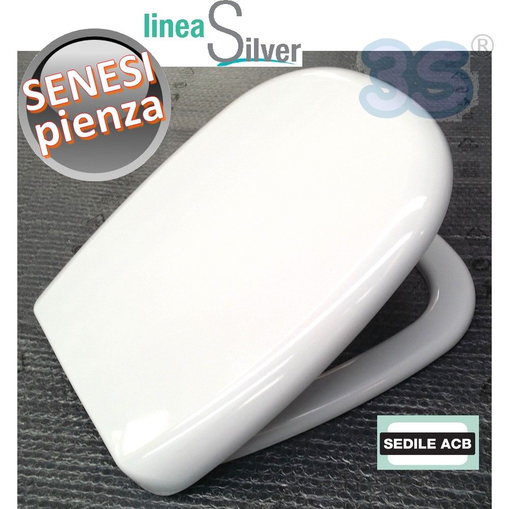 PIENZA Senesi wraparound thermoset toilet seat - ACB Ercos