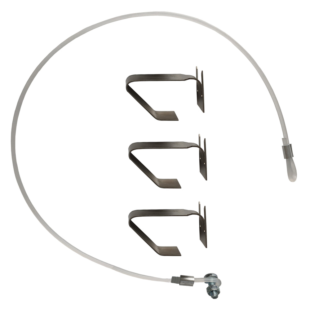 Set of 3 clips for false ceiling fixing for Ø 200 mm KU series anemostat