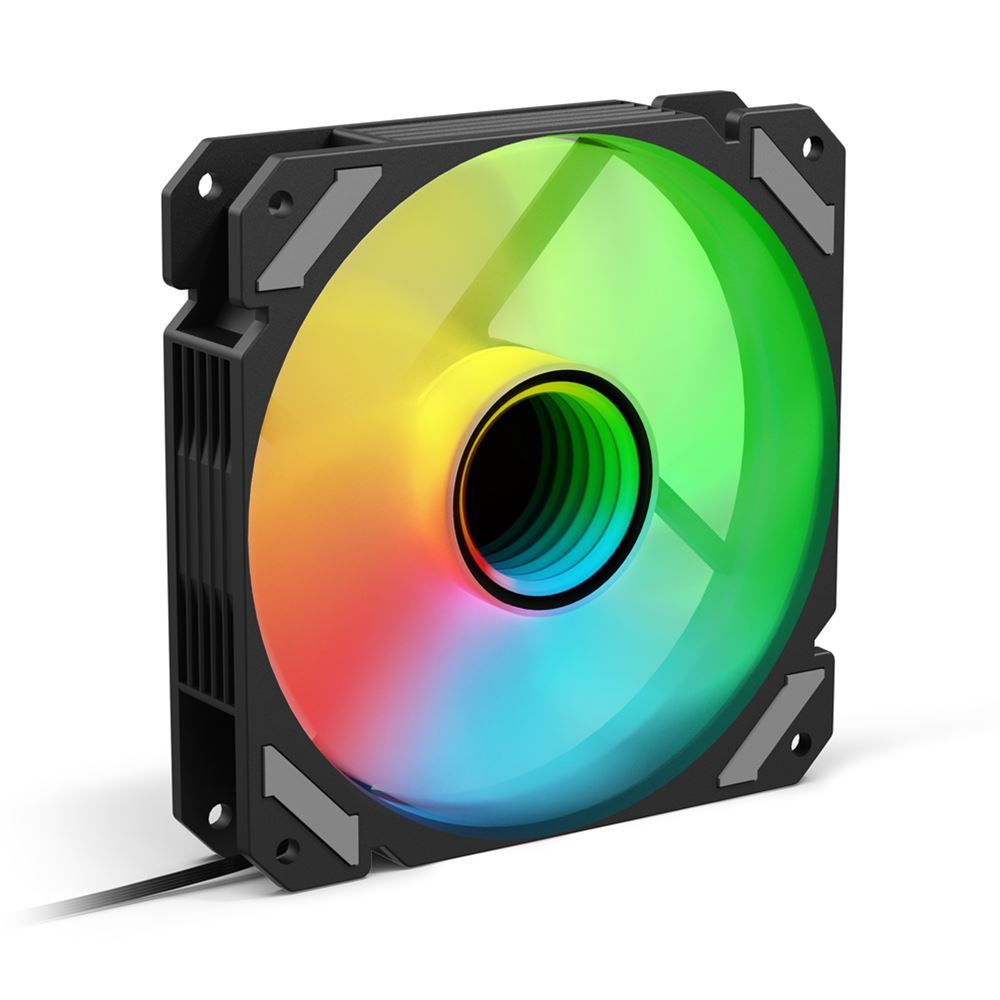 SHARKOON FAN SHARK MIRROR PWM RGB REVERSE 120x120x25MM BLACK