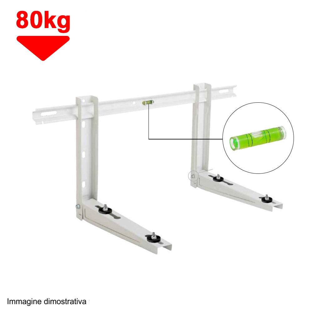 BASIC air conditioner external unit bracket - 45 cm arms - 80 kg capacity