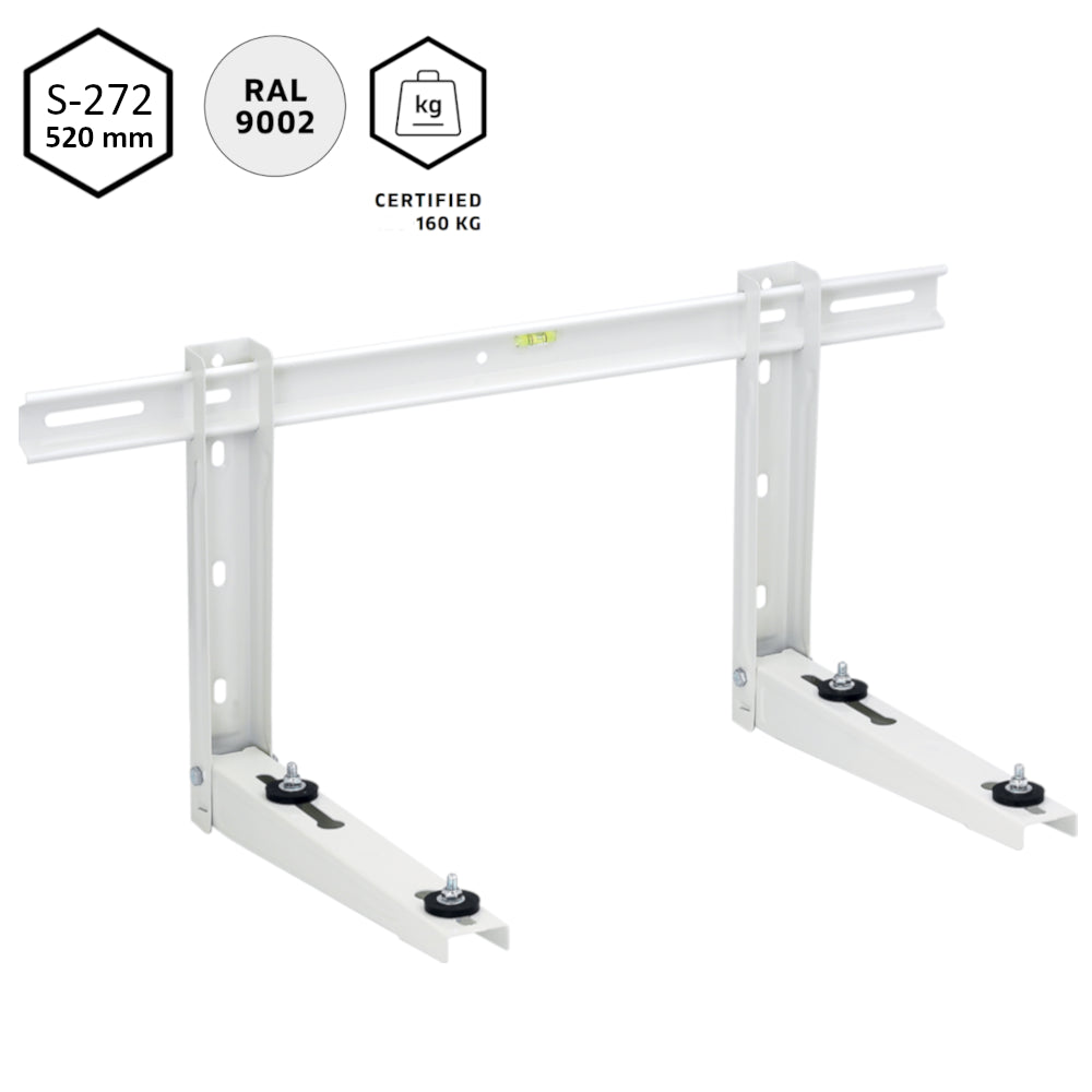 STAFFA UNITÀ ESTERNA CLIMATIZZATORE - BRACCI 52 CM - PORTATA 160 Kg