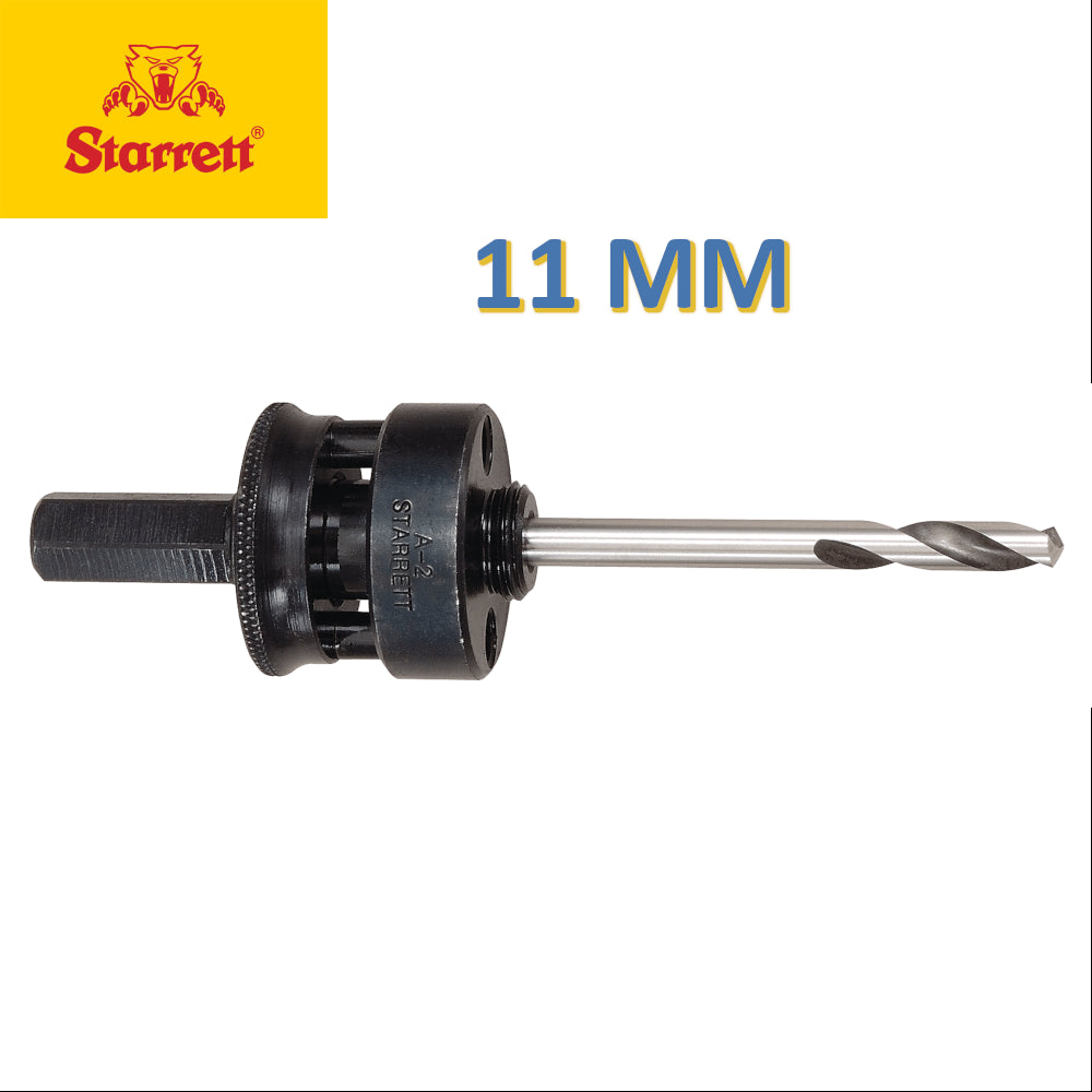 STARRET ALBERO PER SEGA A TAZZA CON PUNTA PILOTA 6,35 MM 1/4'' - GAMBO ESAGONALE 11 MM