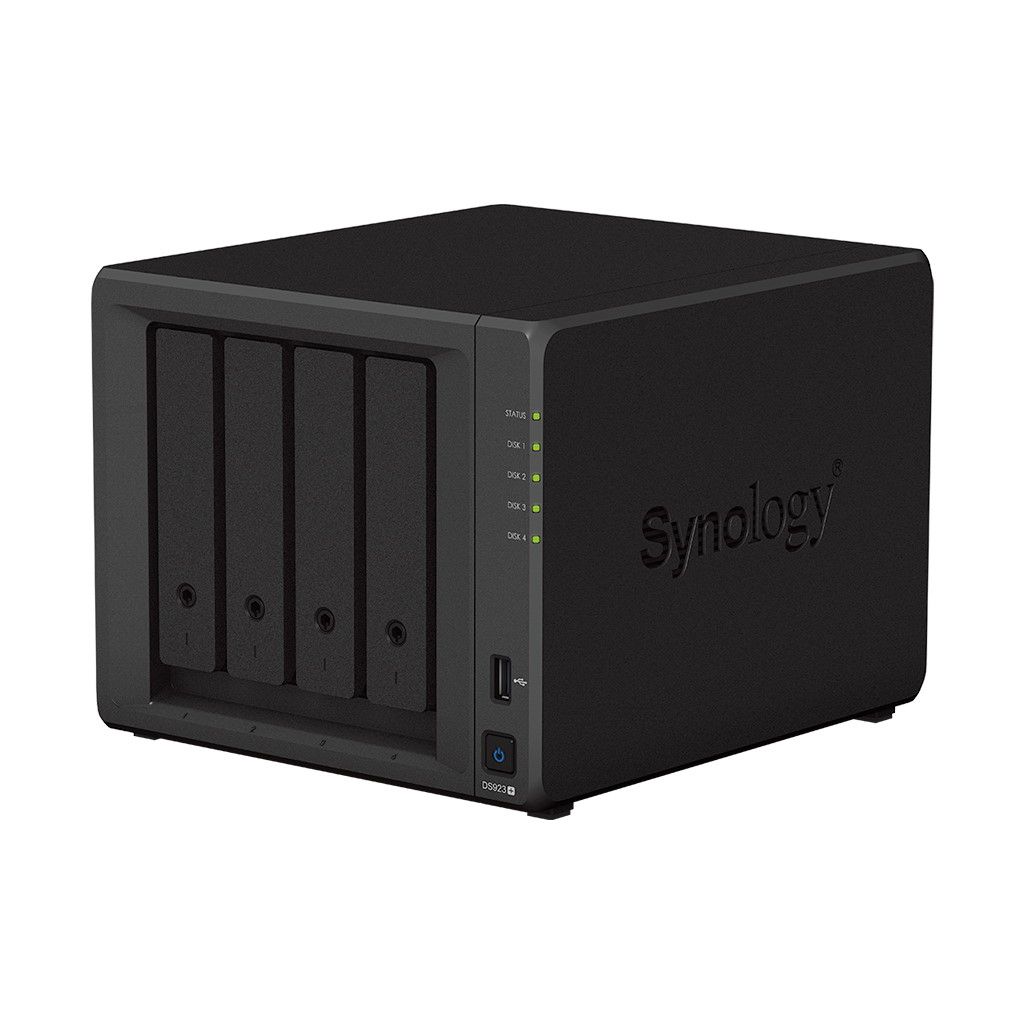 SYNOLOGY NAS TOWER 4BAY 2.5"/3.5" SSD/HDD SATA, 2xSSD NVME M.2 2280, AMD Ryzen R1600 dual-core 3.10