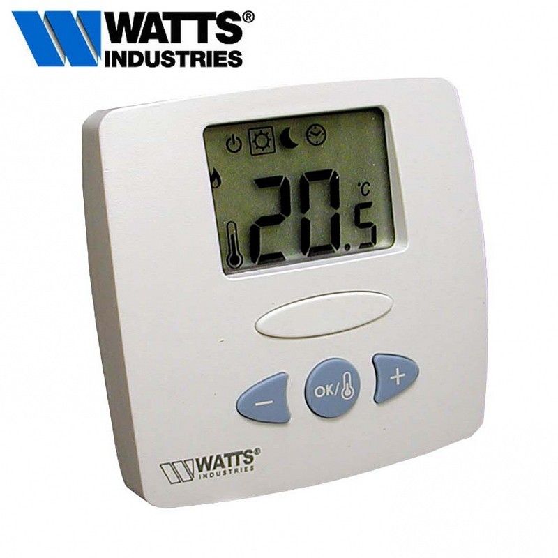 Termostato ambiente digitale WATTS WFHT LCD 230v