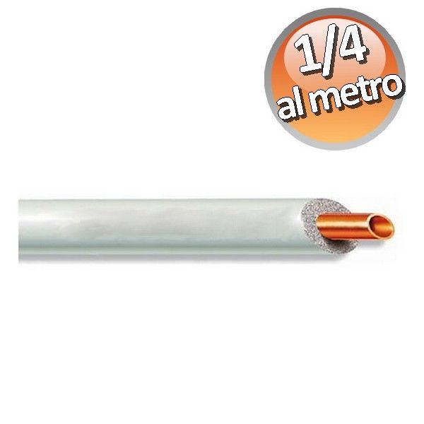 1/4" insulated copper pipe for air conditioning - price per meter