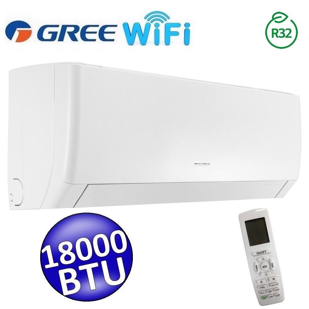 Gree PULAR WiFi 18000 BTU 5.0 kW R32 indoor unit for single and multi-system (GREE10152)