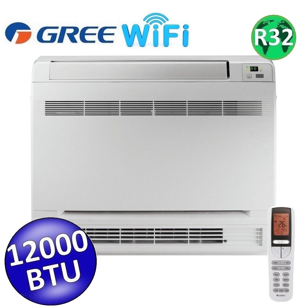 Unità interna R32 WiFi pavimento a console Gree 12000 per sistema mono e multi (GREE10113)