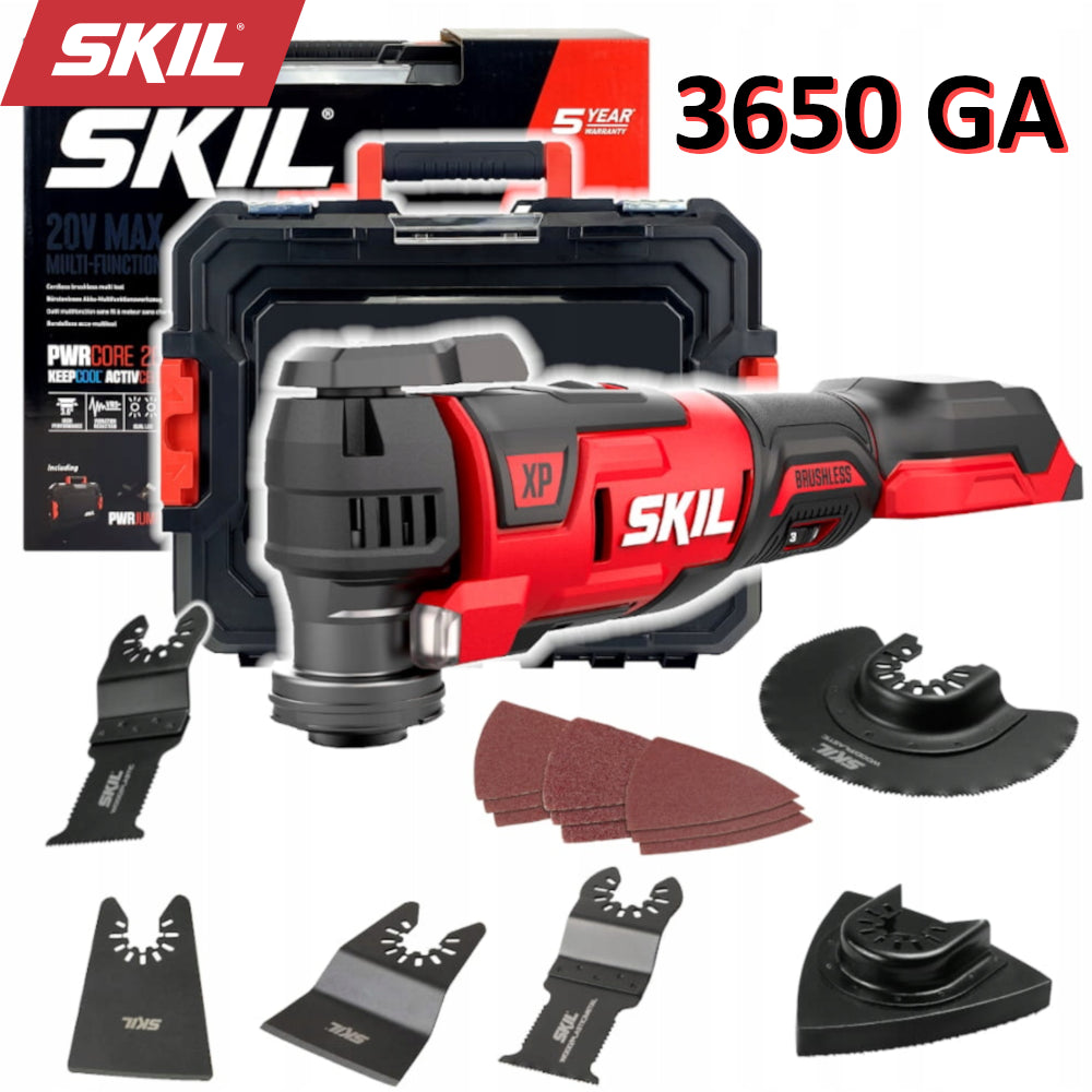 Utensile multifunzione a batteria levigatura - segatura - taglio - SKIL 3650 GA 20 V Max