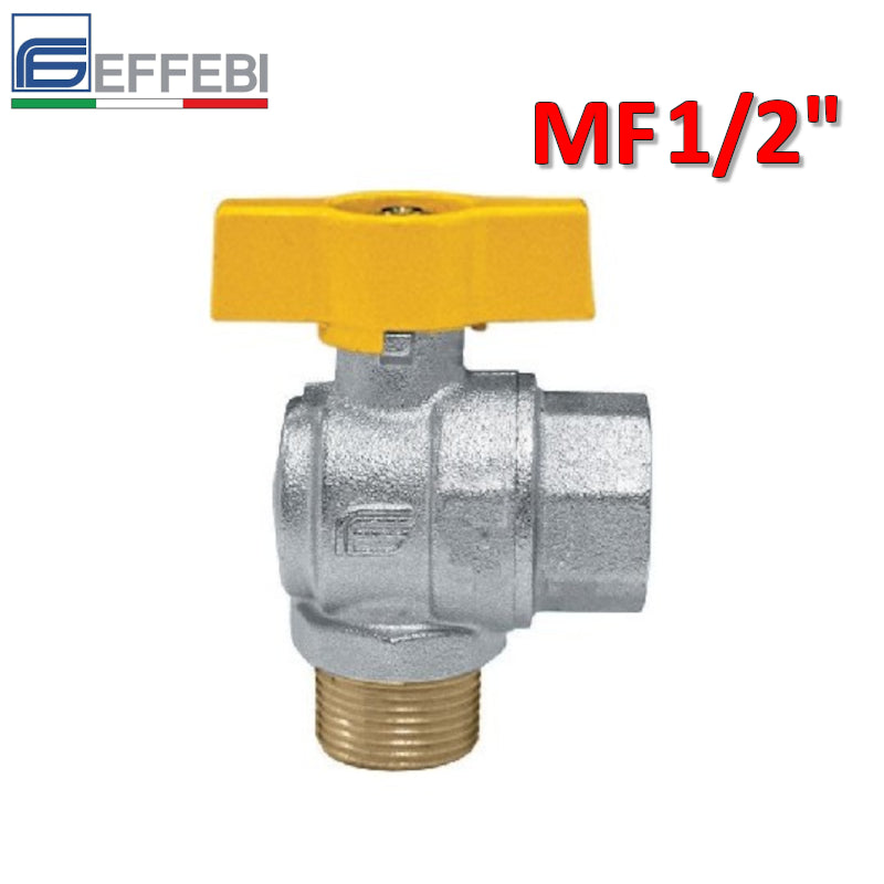 VENUS gas ball valve male 1/2'' Female 1/2'' angle