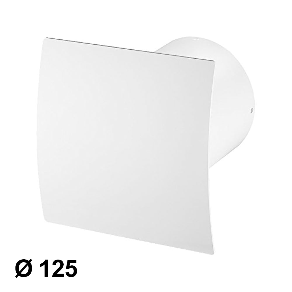 Ø 125mm domestic extractor fan - white mask